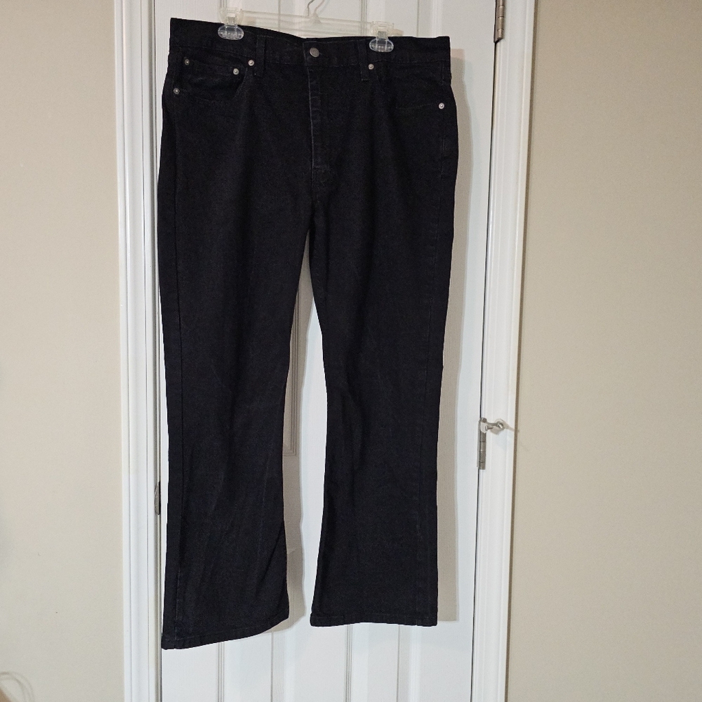 Levi's 527 Men's Jeans Black 38x30 Bootcut